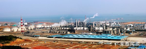 广东惠州大亚湾石化区已有十二个项目投入运行