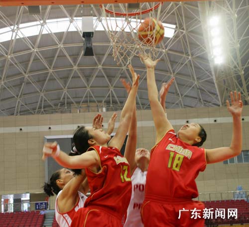 中波女子篮球赛挑战赛在广东惠州开赛(图)