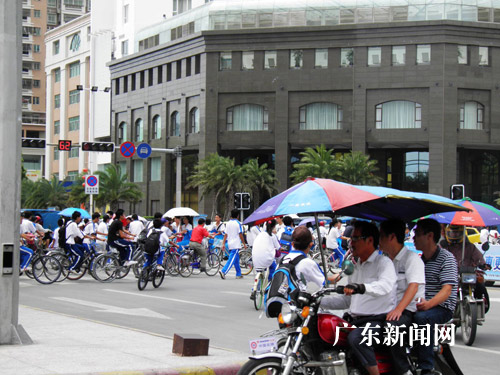 广东汕尾城区交通乱 小事故频繁发生