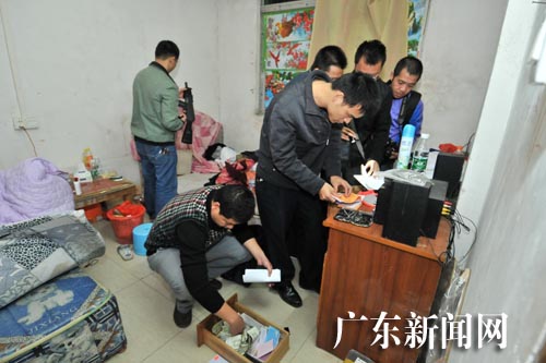 广东河源警方捣毁一专业盗窃团伙
