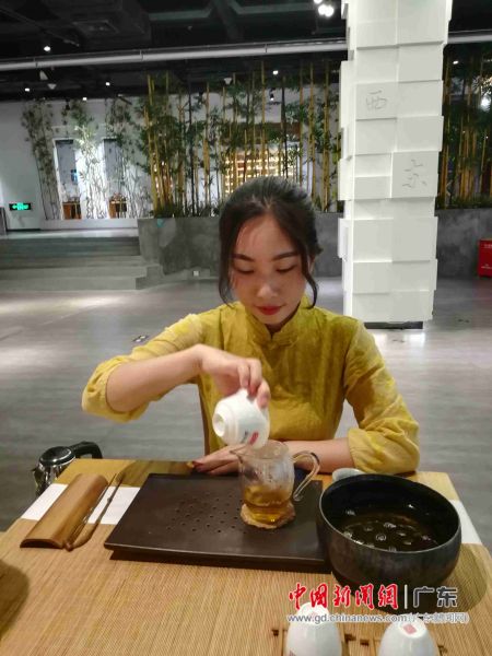2019深圳春季茶博会发布会现场。周广明 摄影 