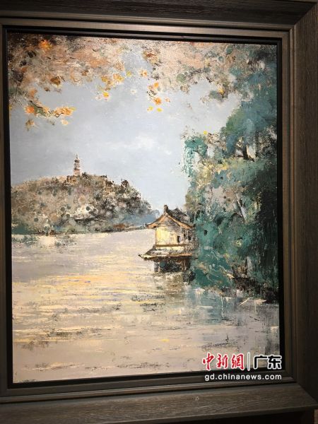 画家王少甫《歌声振林樾》作品曾入选60个国际展