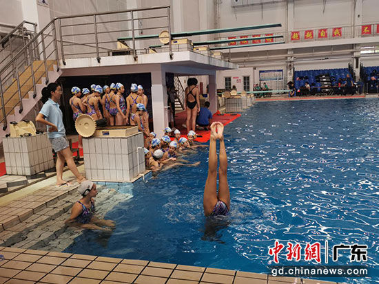 广东青少年花样游泳锦标赛8月1日在东莞上演