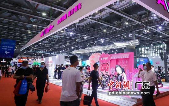 2020第五届华南国际电动车及零部件展览会现场。 主办方 供图 