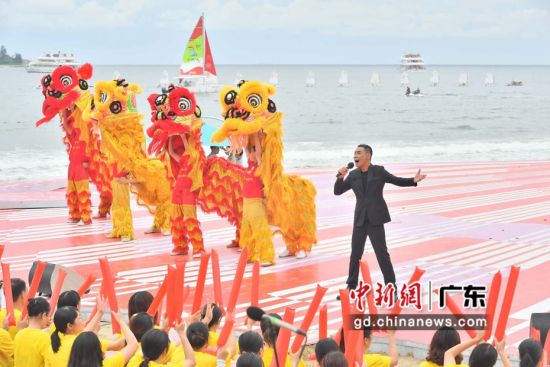 《唱响新时代》主题节目录制现场。 志安 摄 《唱响新时代》主题节目录制现场。 志安 摄