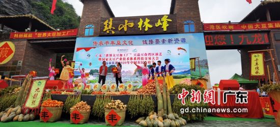 9月22日，广东“世界大豆加工厂”豆品豆食湾区演艺暨国家大豆产业技术体系科技交易大会在广东清远英德九龙峰林小镇举行。