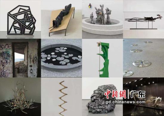 	该博览会中公共艺术单元将展出的部分参展作品。 广州当代艺术博览会组委会 供图 	