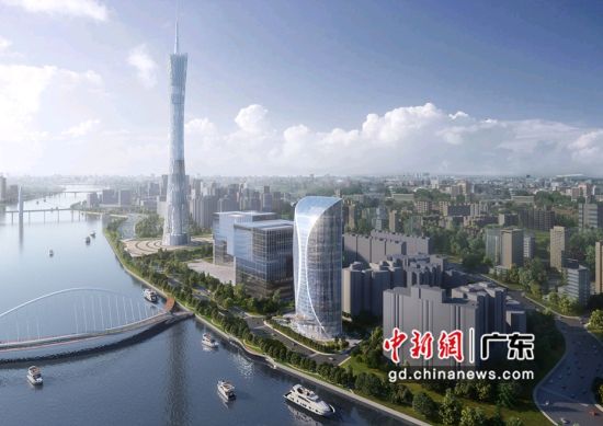 广东港航总部经济大楼项目设计图 广东省航运集团供图 