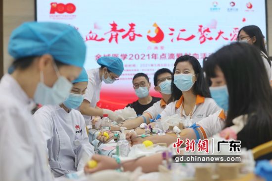 广州医学检测机构开展造血干细胞捐献入库活动 林捷供图