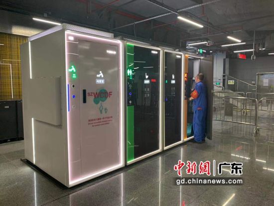 图为深圳地铁站内的移动母婴室。 作者 深圳市妇联 供图