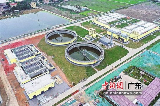 庆盛枢纽项目东涌污水厂工程进入试运营阶段