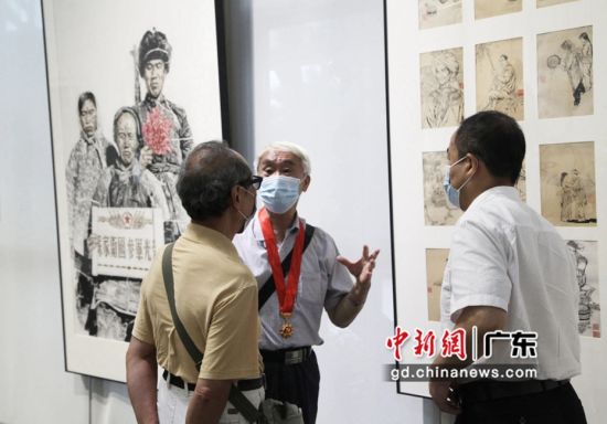 佛山市庆祝中国共产党成立100周年美术作品展开幕