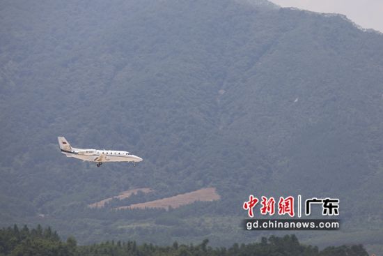 韶关丹霞机场校飞程序正式开启 作者 广东省机场管理集团供图