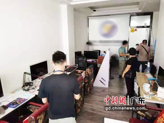 广州警方开展“断链7号”集中收网行动，广州警方供图