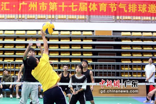 气排球比赛现场 作者 广州市体育总会 供图