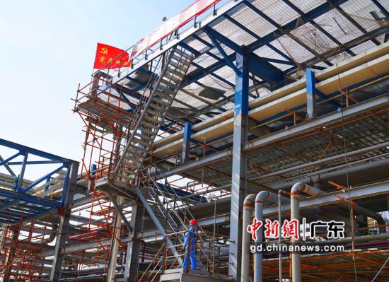 广东石化炼化一体化项目建设进入工艺配管安装冲刺阶段