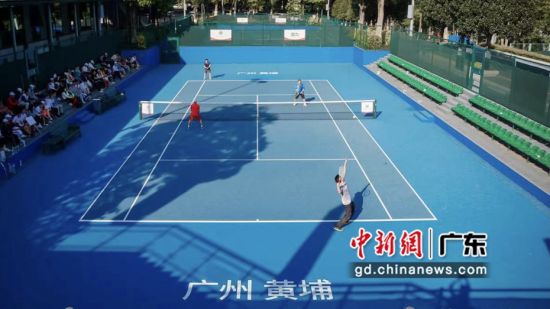 比赛现场 作者 广东省网球协会 供图