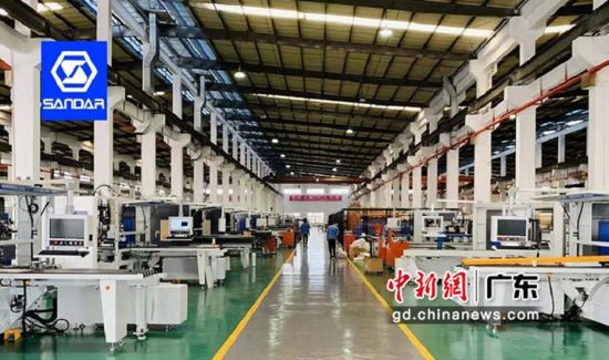 广东先达数控机械有限公司生产基地，受访者供图