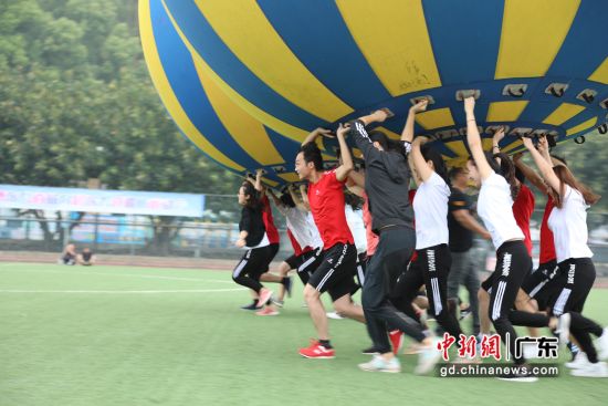 因为惠东县举办的高层次人才趣味运动会。 作者 惠东县委宣传部供图