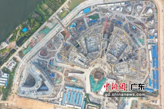 项目施工现场。中国建筑第二工程局 供图