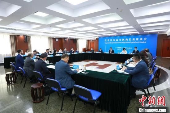 广东举行在粤外国商务机构代表座谈会。广东省贸促会 摄