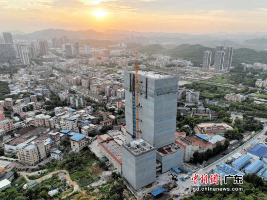 广东省第二中医院传承创新工程项目建设现场。通讯员 供图