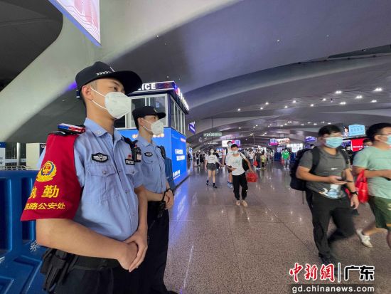 广州铁路警方持续推进“百日行动” 作者 广州铁路公安处供图