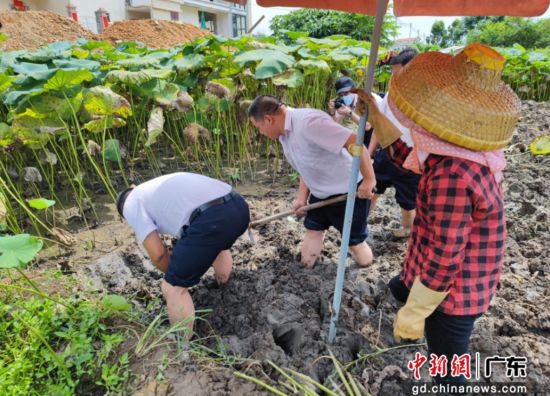图为惠东县烟草专卖局开展助农活动。 作者 惠东县烟草专卖局供图