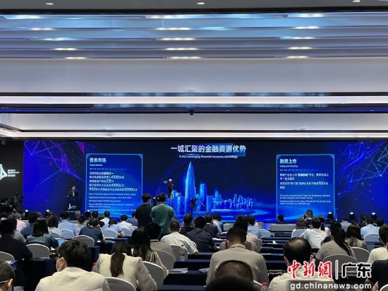图为2022深圳生物医药产业专场招商会现场。 作者 朱族英