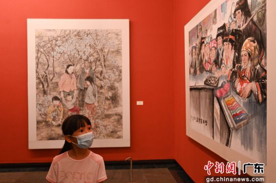 “乡土人间--1949年以来乡村题材美术作品研究展”。 作者 陈楚红