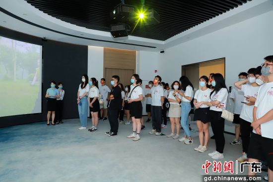 广州番禺举办港澳青年国情教育研学营。主办方供图