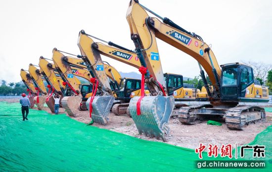 中建新型建造循环经济产业园在广州开工 作者 中建四局 供图
