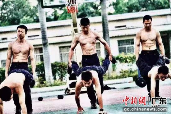 公安民警训练现场 作者 深圳铁路公安供图