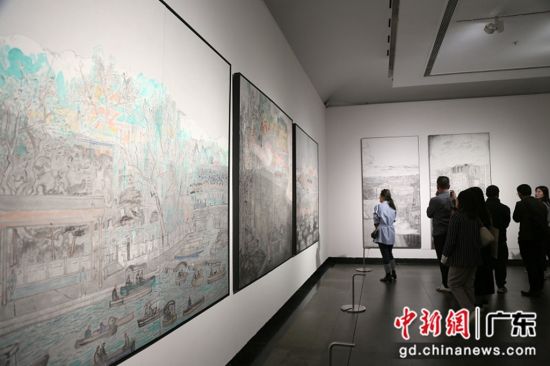 艺术家方向160余件著作露脸广东——我国新闻网·广东