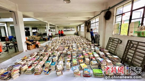 “百里杜鹃传书香”公益图书捐赠活动募集5万余册图书。通讯员 供图