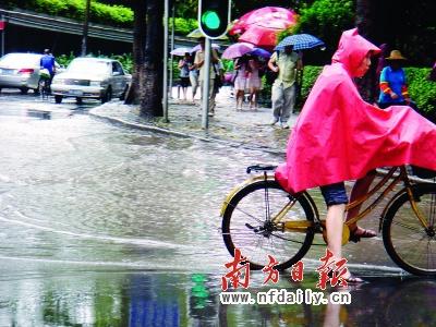 广州天河立交:一个顽固水浸点的水涨水落