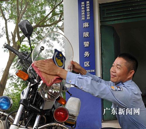 惠州铁路公安处投入百辆警用摩托车迎接省运会