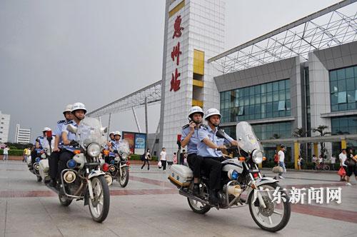 省运会临近 惠州铁路公安加强巡逻防控