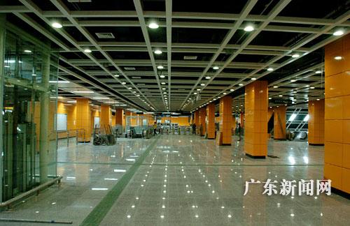 最大广州地铁站--广州南站渐露真容
