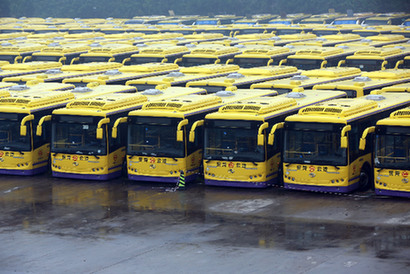 236辆LNG公交车运抵东莞 力争下周投入使用