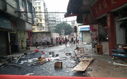 韶关市区一快餐店今日凌晨发生爆炸