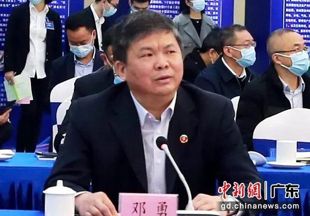 中国铁建华南总部党委书记、总经理邓勇致辞。 主办方供图