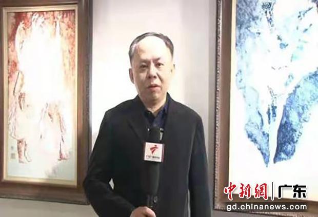 臻致堂文化发展（广州）有限公司总裁韩晖接受采访　主办方供图